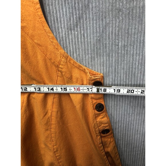 Himalaya Handmade Harem Jumpsuit Overall Orange L/XL Boho Hippie Grunge Romper - Picture 11 of 12